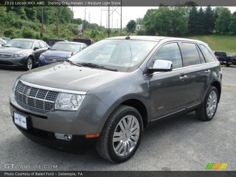 Sterling Grey Metallic / Medium Light Stone 2010 Lincoln MKX AWD