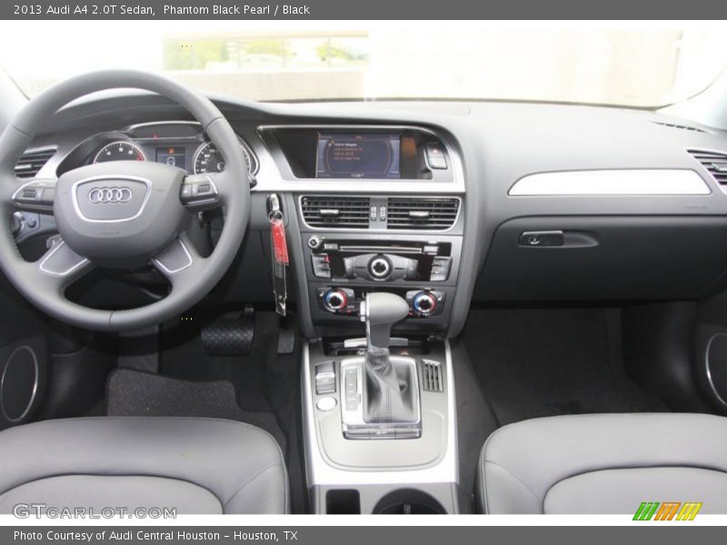 Phantom Black Pearl / Black 2013 Audi A4 2.0T Sedan