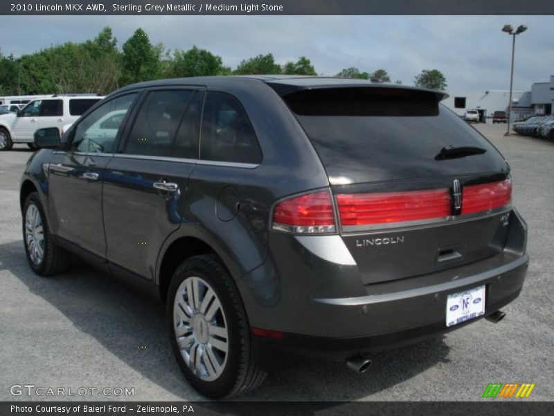 Sterling Grey Metallic / Medium Light Stone 2010 Lincoln MKX AWD