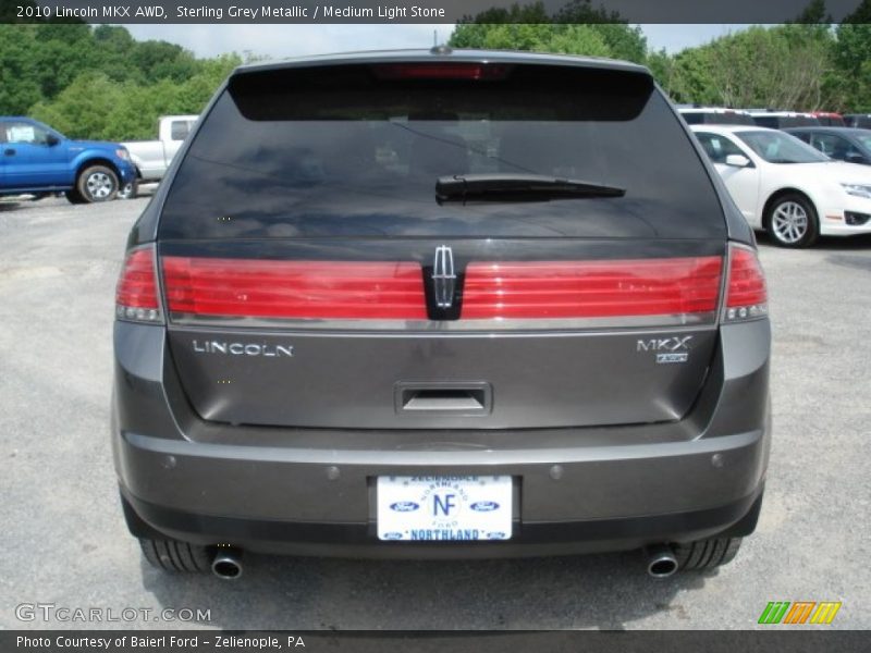 Sterling Grey Metallic / Medium Light Stone 2010 Lincoln MKX AWD