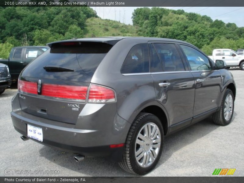 Sterling Grey Metallic / Medium Light Stone 2010 Lincoln MKX AWD