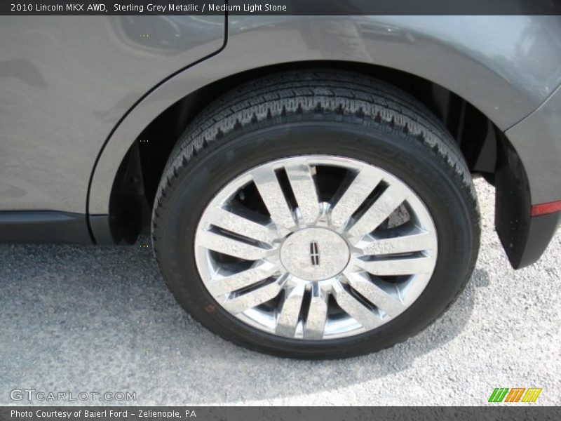 Sterling Grey Metallic / Medium Light Stone 2010 Lincoln MKX AWD