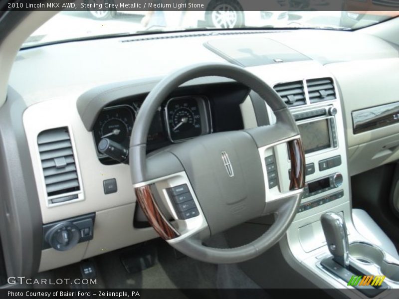 Sterling Grey Metallic / Medium Light Stone 2010 Lincoln MKX AWD