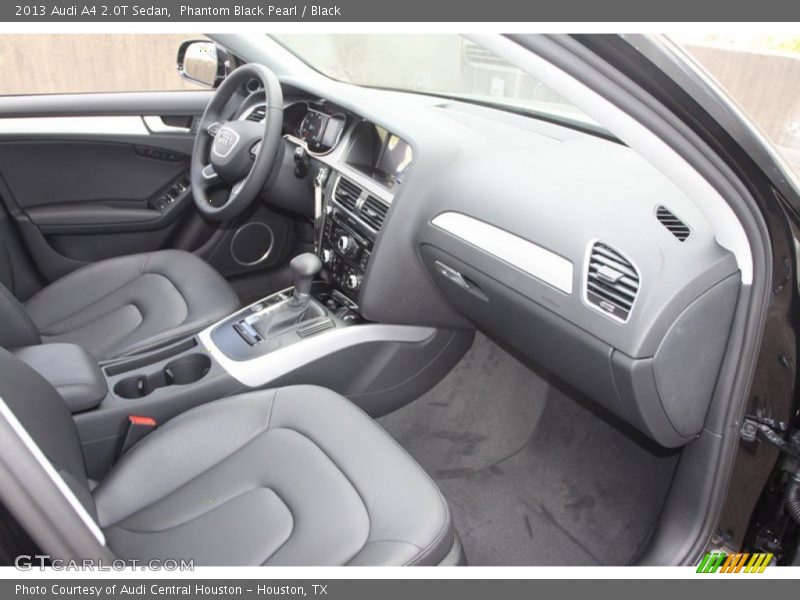 Phantom Black Pearl / Black 2013 Audi A4 2.0T Sedan