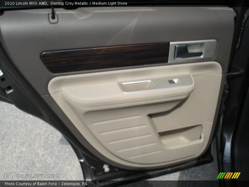 Sterling Grey Metallic / Medium Light Stone 2010 Lincoln MKX AWD