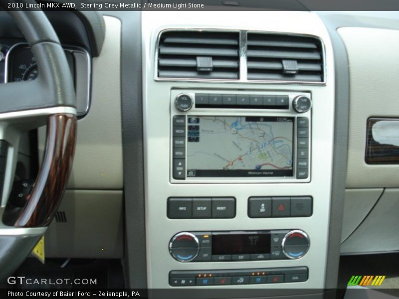 Sterling Grey Metallic / Medium Light Stone 2010 Lincoln MKX AWD