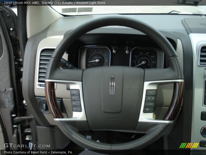 Sterling Grey Metallic / Medium Light Stone 2010 Lincoln MKX AWD