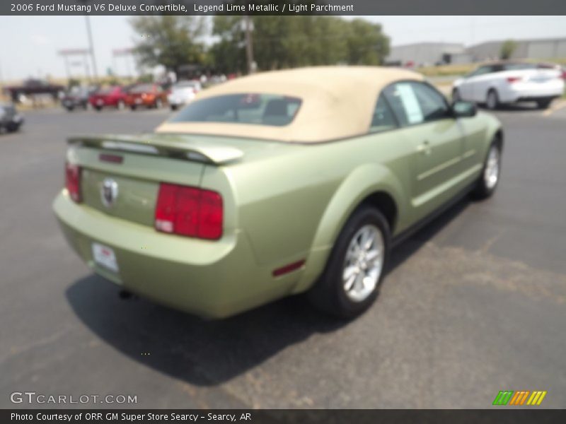 Legend Lime Metallic / Light Parchment 2006 Ford Mustang V6 Deluxe Convertible