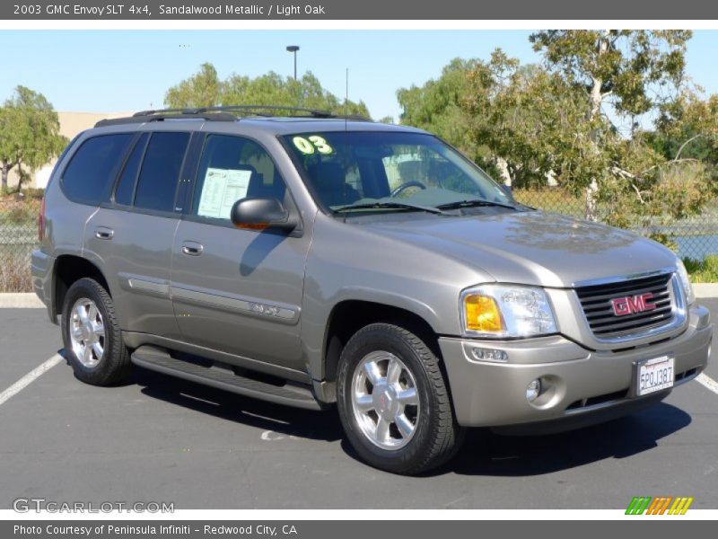 Sandalwood Metallic / Light Oak 2003 GMC Envoy SLT 4x4