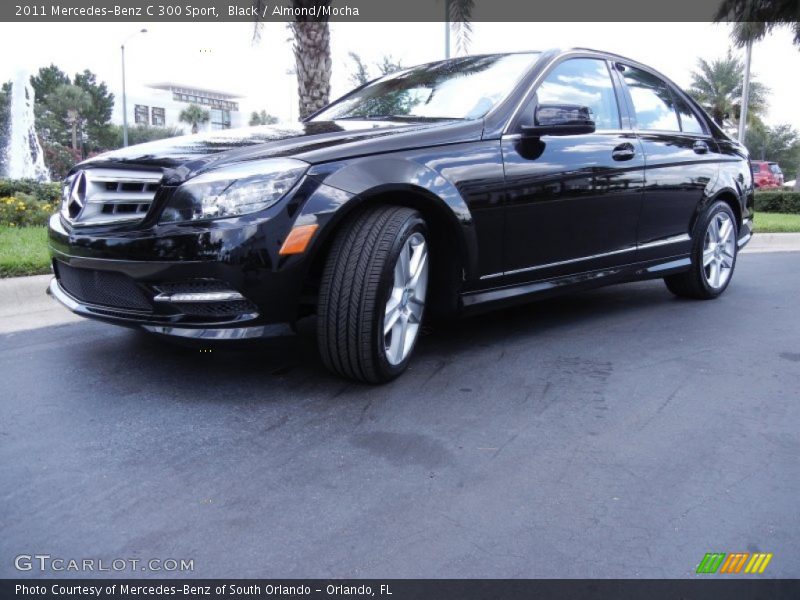 Black / Almond/Mocha 2011 Mercedes-Benz C 300 Sport