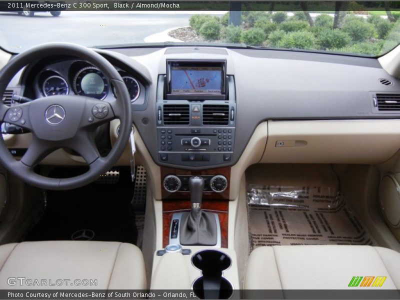 Black / Almond/Mocha 2011 Mercedes-Benz C 300 Sport