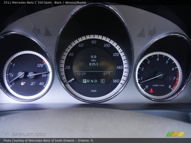 Black / Almond/Mocha 2011 Mercedes-Benz C 300 Sport