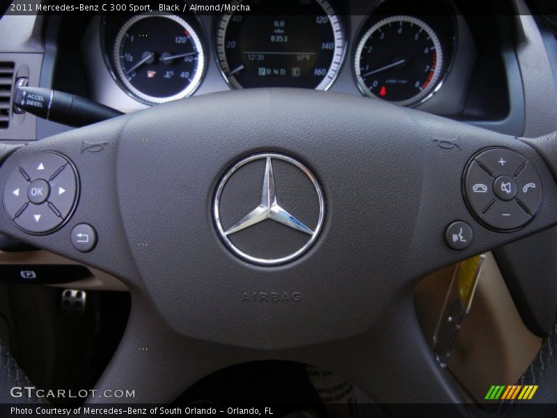 Black / Almond/Mocha 2011 Mercedes-Benz C 300 Sport