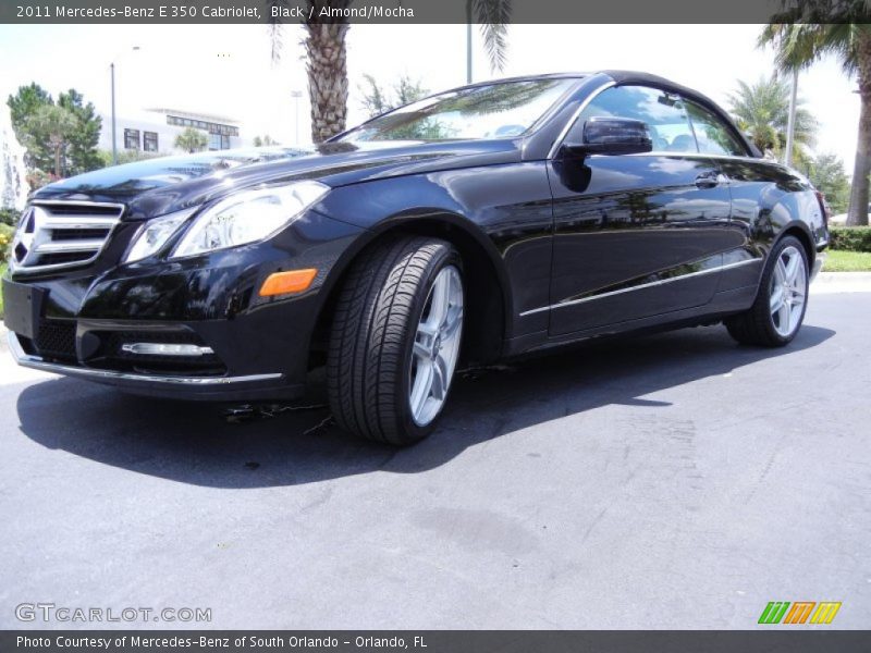 Black / Almond/Mocha 2011 Mercedes-Benz E 350 Cabriolet