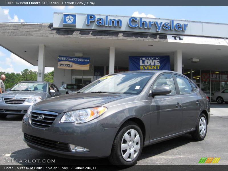 Carbon Gray / Gray 2007 Hyundai Elantra GLS Sedan