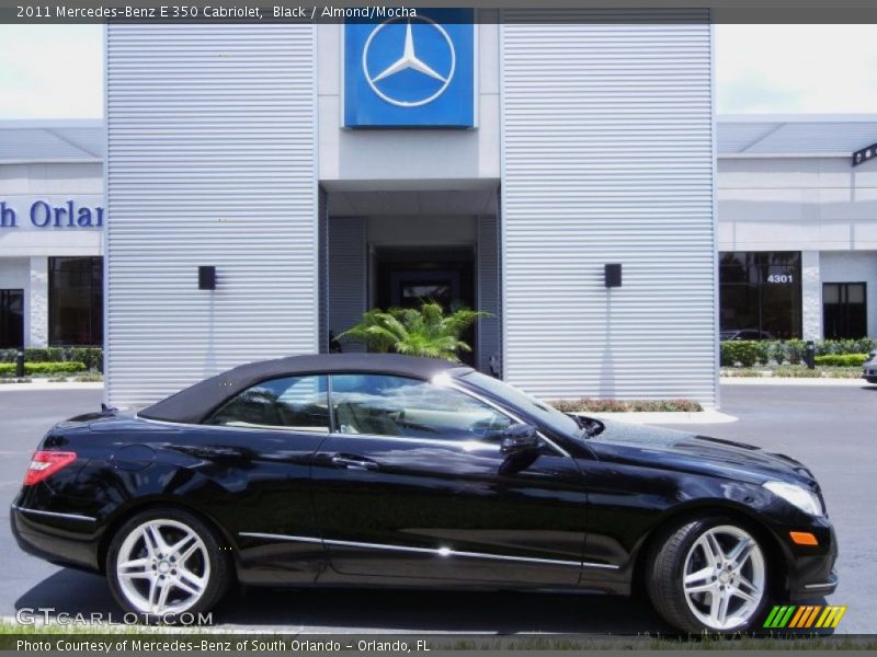 Black / Almond/Mocha 2011 Mercedes-Benz E 350 Cabriolet