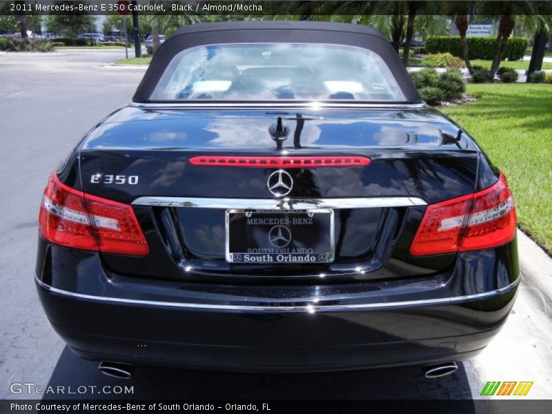 Black / Almond/Mocha 2011 Mercedes-Benz E 350 Cabriolet