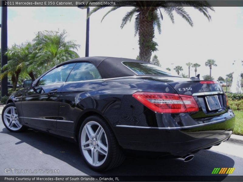 Black / Almond/Mocha 2011 Mercedes-Benz E 350 Cabriolet