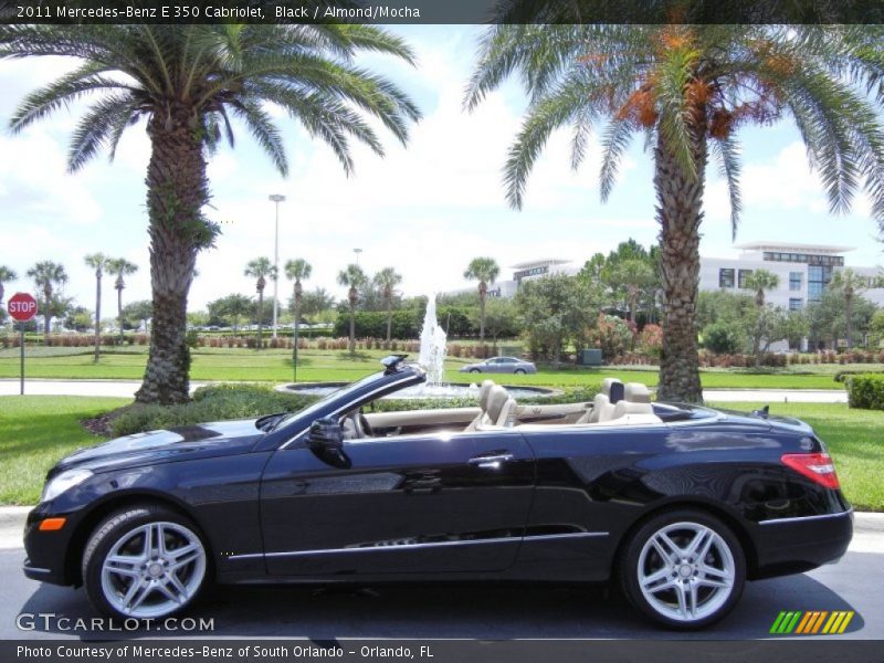 Black / Almond/Mocha 2011 Mercedes-Benz E 350 Cabriolet