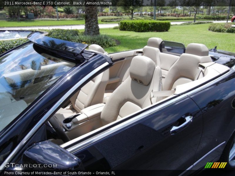 Black / Almond/Mocha 2011 Mercedes-Benz E 350 Cabriolet