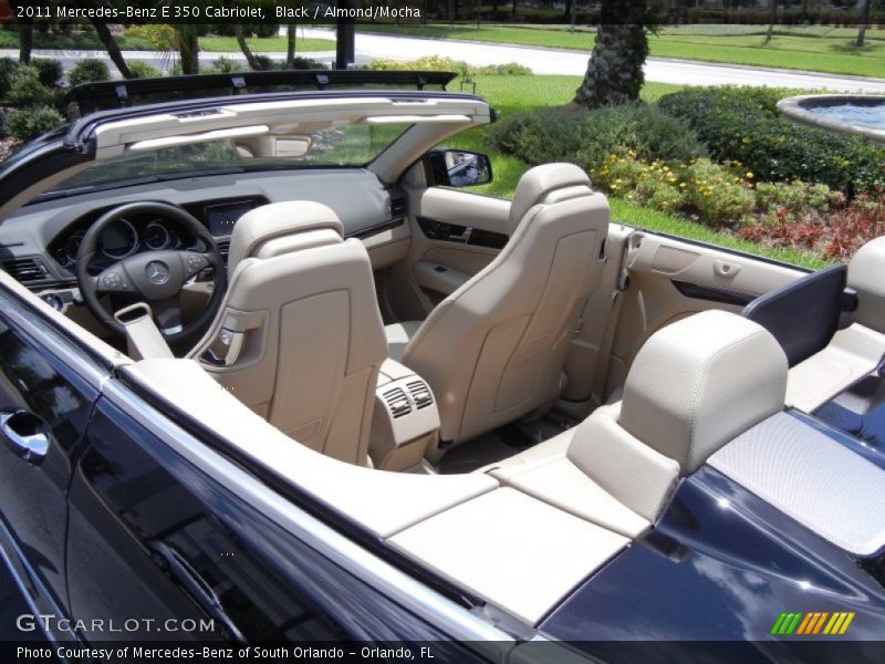 Black / Almond/Mocha 2011 Mercedes-Benz E 350 Cabriolet