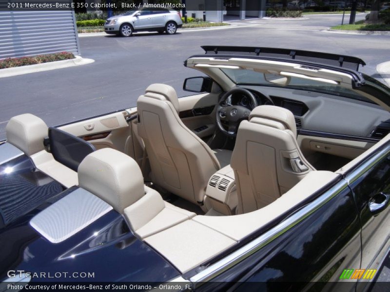 Black / Almond/Mocha 2011 Mercedes-Benz E 350 Cabriolet
