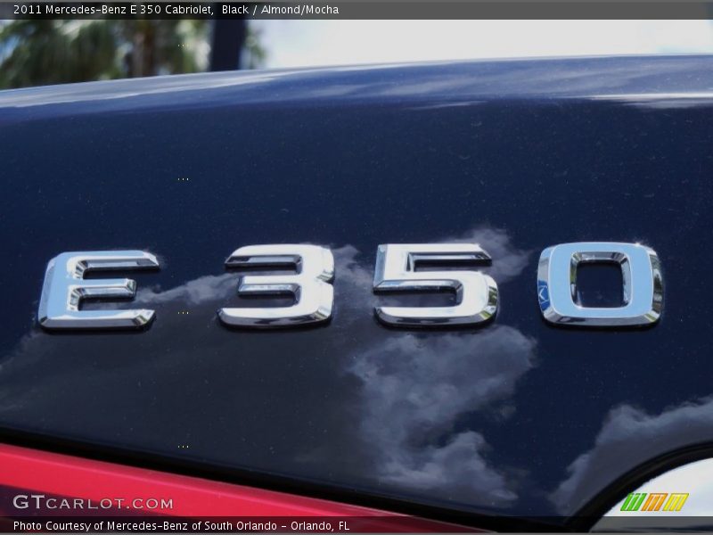 Black / Almond/Mocha 2011 Mercedes-Benz E 350 Cabriolet