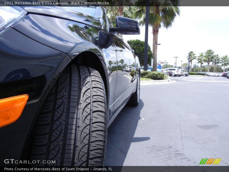 Black / Almond/Mocha 2011 Mercedes-Benz E 350 Cabriolet