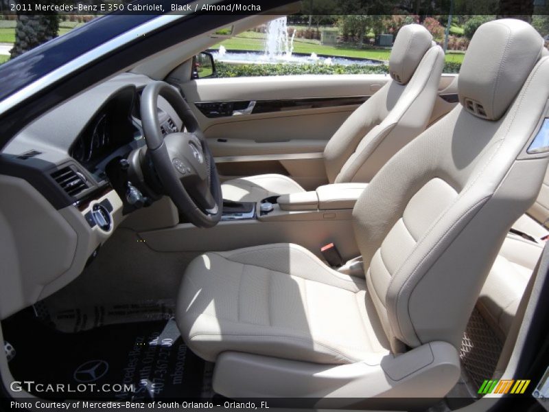 Black / Almond/Mocha 2011 Mercedes-Benz E 350 Cabriolet