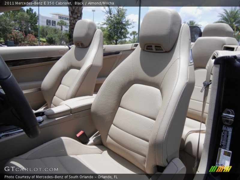Black / Almond/Mocha 2011 Mercedes-Benz E 350 Cabriolet