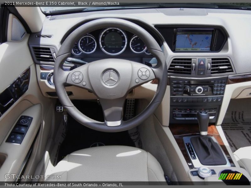 Black / Almond/Mocha 2011 Mercedes-Benz E 350 Cabriolet