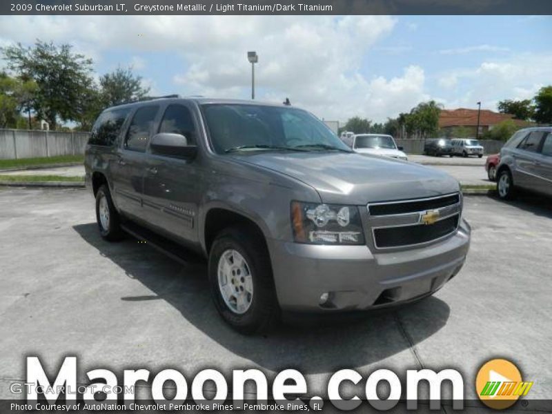 Greystone Metallic / Light Titanium/Dark Titanium 2009 Chevrolet Suburban LT