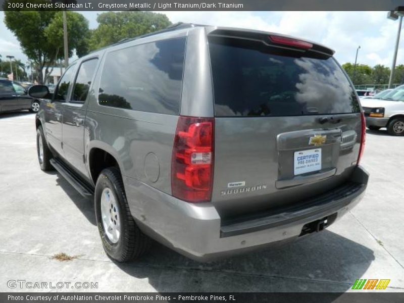 Greystone Metallic / Light Titanium/Dark Titanium 2009 Chevrolet Suburban LT