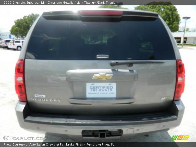 Greystone Metallic / Light Titanium/Dark Titanium 2009 Chevrolet Suburban LT