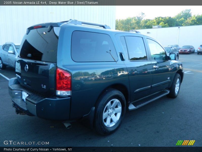 Deep Water Blue / Steel/Titanium 2005 Nissan Armada LE 4x4