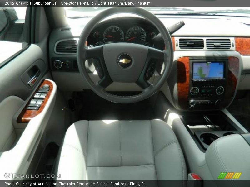 Greystone Metallic / Light Titanium/Dark Titanium 2009 Chevrolet Suburban LT