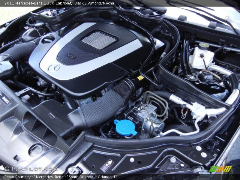 Black / Almond/Mocha 2011 Mercedes-Benz E 350 Cabriolet