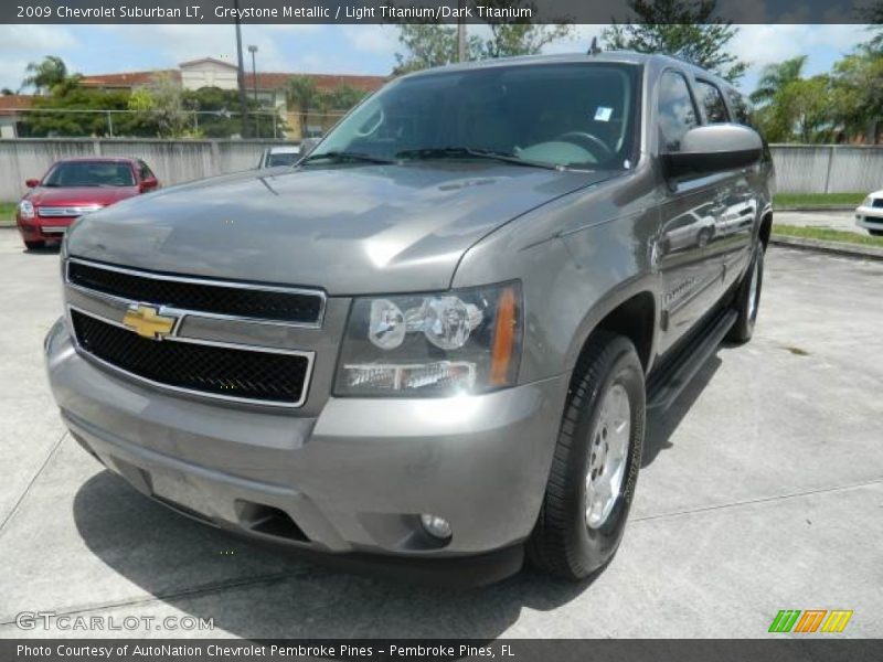 Greystone Metallic / Light Titanium/Dark Titanium 2009 Chevrolet Suburban LT