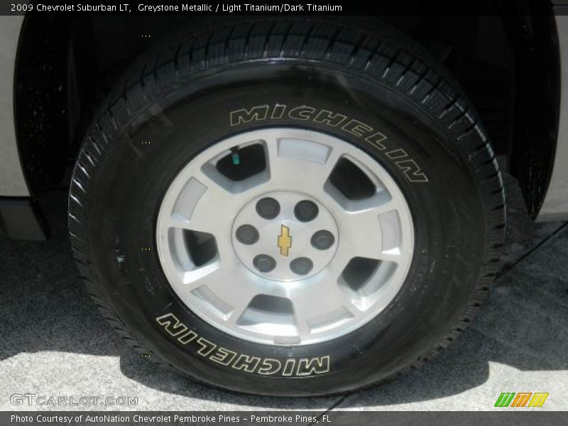 Greystone Metallic / Light Titanium/Dark Titanium 2009 Chevrolet Suburban LT