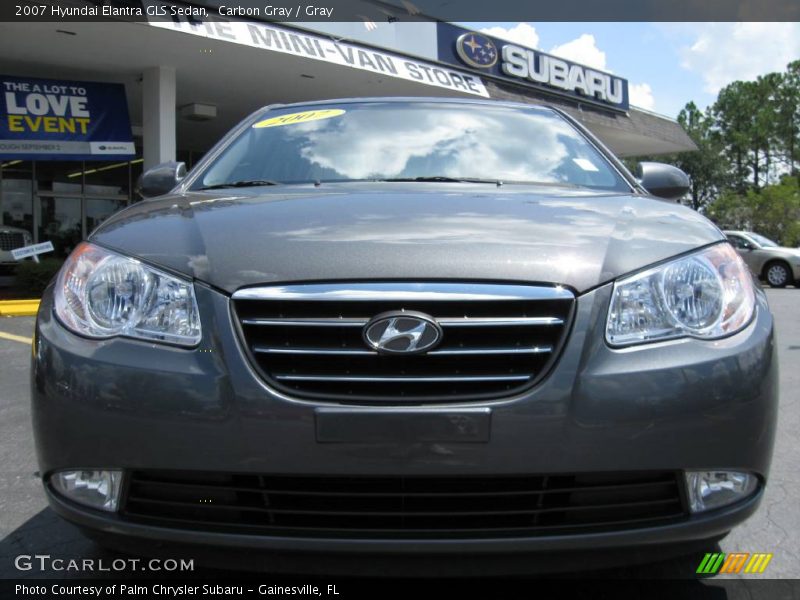 Carbon Gray / Gray 2007 Hyundai Elantra GLS Sedan