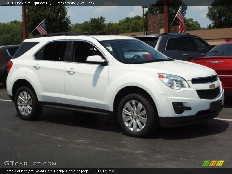 Summit White / Jet Black 2011 Chevrolet Equinox LT