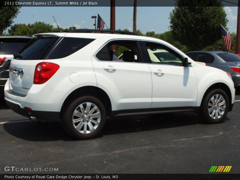 Summit White / Jet Black 2011 Chevrolet Equinox LT