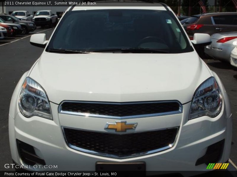 Summit White / Jet Black 2011 Chevrolet Equinox LT