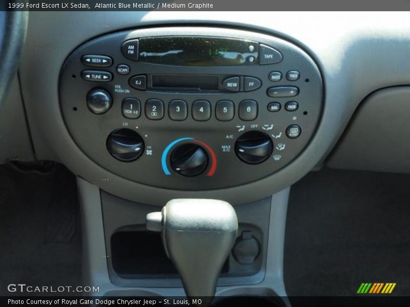 Atlantic Blue Metallic / Medium Graphite 1999 Ford Escort LX Sedan