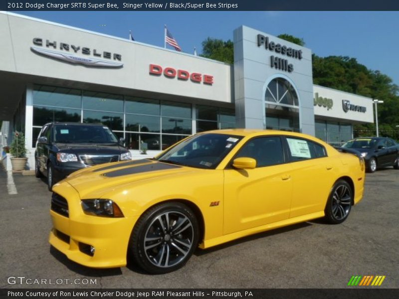 Stinger Yellow / Black/Super Bee Stripes 2012 Dodge Charger SRT8 Super Bee