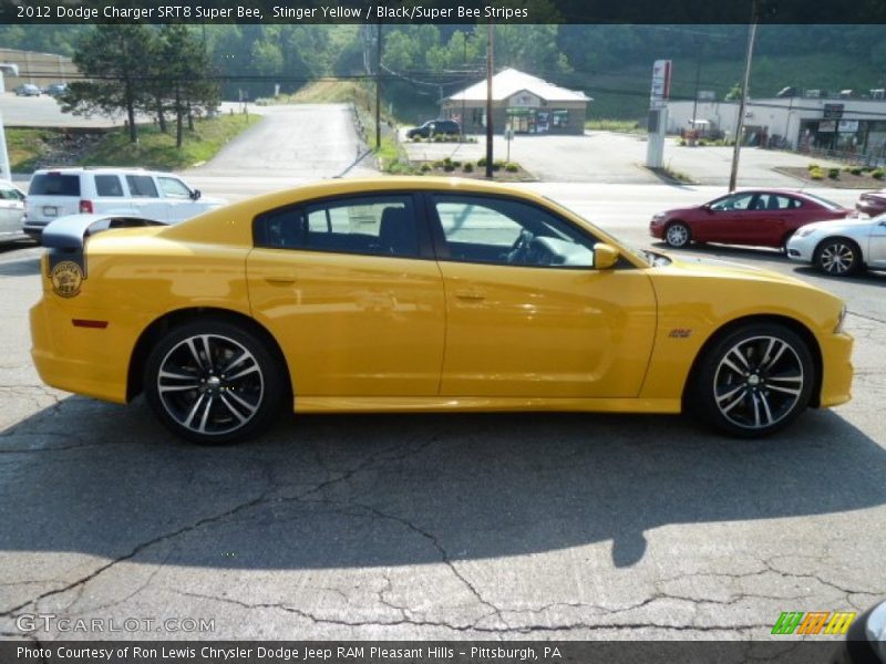 Stinger Yellow / Black/Super Bee Stripes 2012 Dodge Charger SRT8 Super Bee