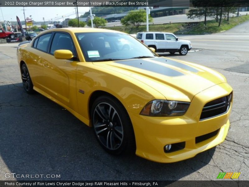 Stinger Yellow / Black/Super Bee Stripes 2012 Dodge Charger SRT8 Super Bee