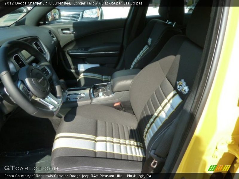 Stinger Yellow / Black/Super Bee Stripes 2012 Dodge Charger SRT8 Super Bee