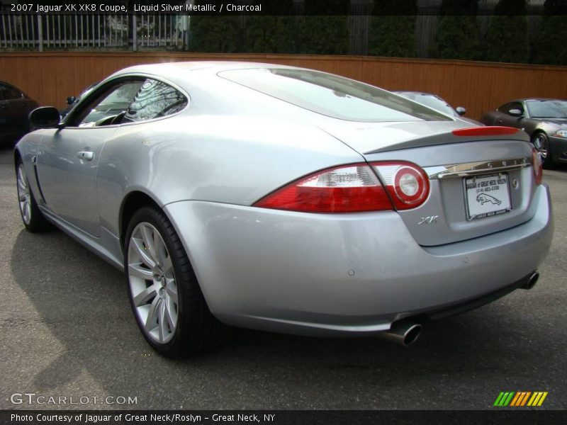 Liquid Silver Metallic / Charcoal 2007 Jaguar XK XK8 Coupe