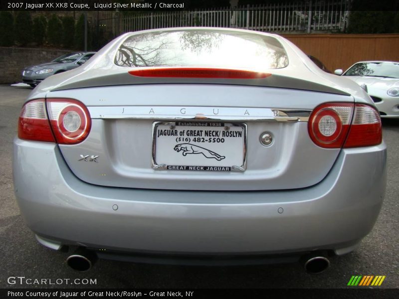 Liquid Silver Metallic / Charcoal 2007 Jaguar XK XK8 Coupe